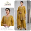 Zorista 11045 A To D Chinon Silk With Embrodery Work Redaymade Suits